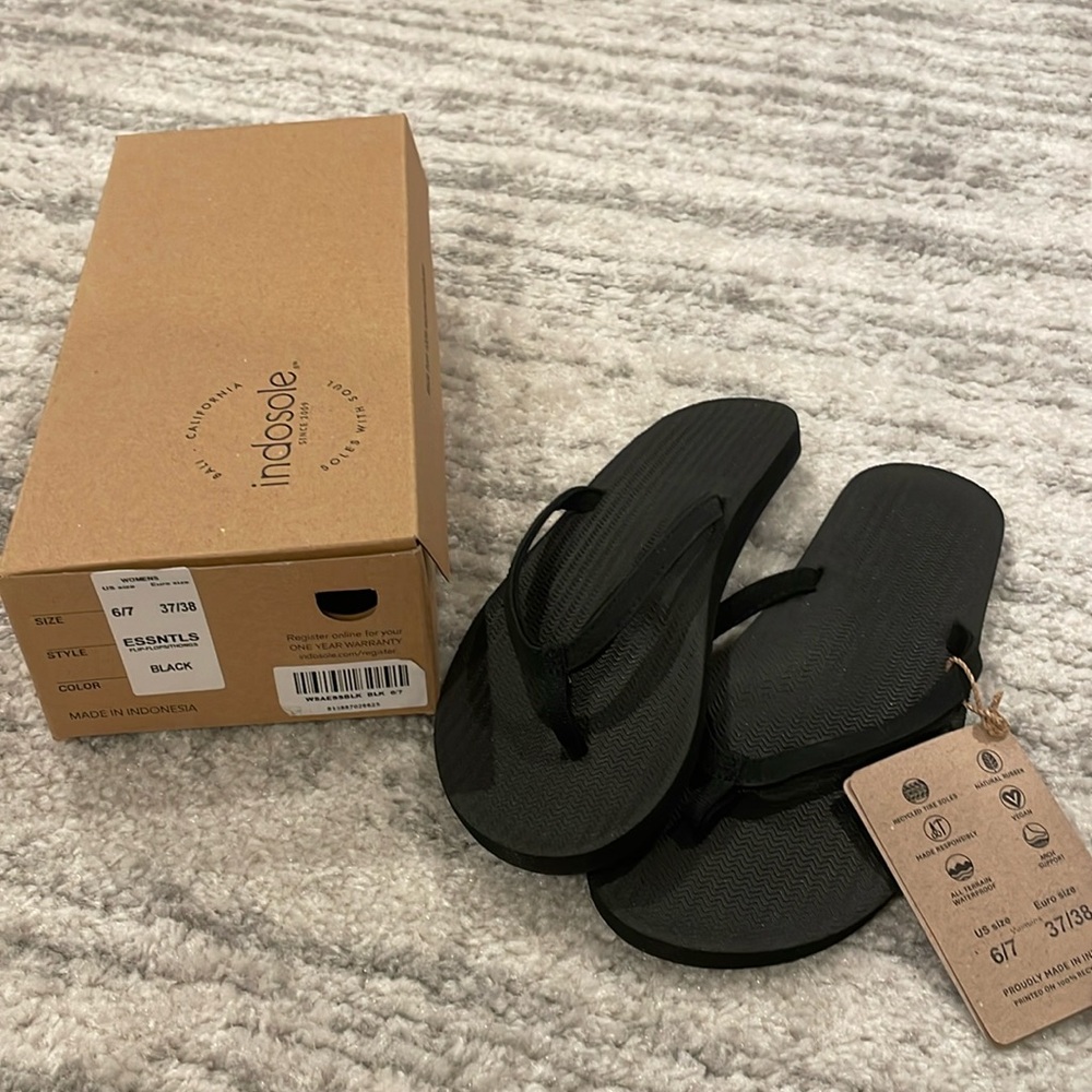 Indosole Essntls sandals black